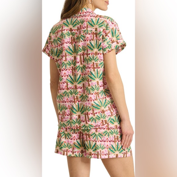 Tommy Bahama Coastalina Linen Palm Pointe Camp Shirt - Picture 13 of 13